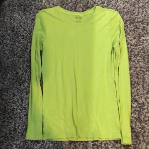Lime green shirt